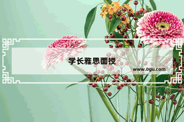 学长雅思面授
