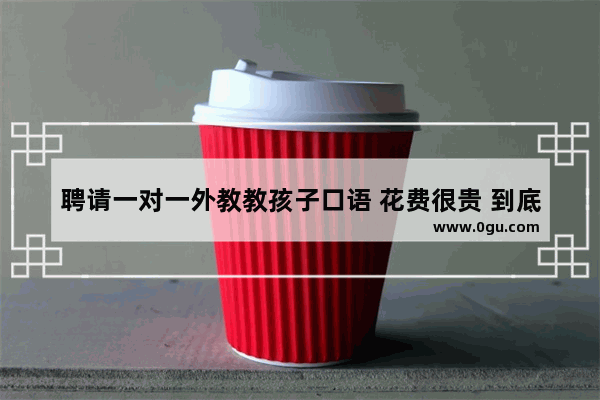 聘请一对一外教教孩子口语 花费很贵 到底有没有必要