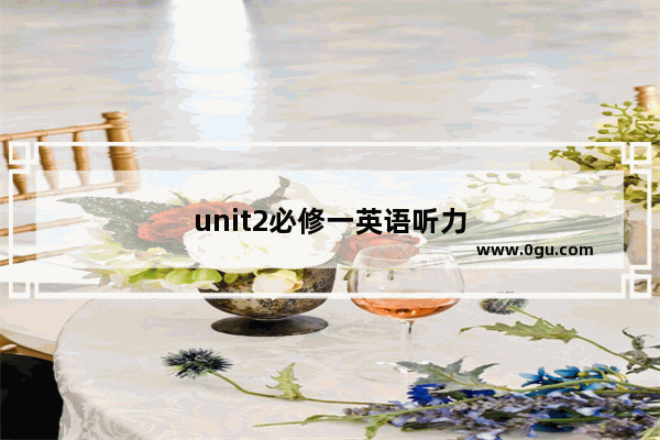 unit2必修一英语听力