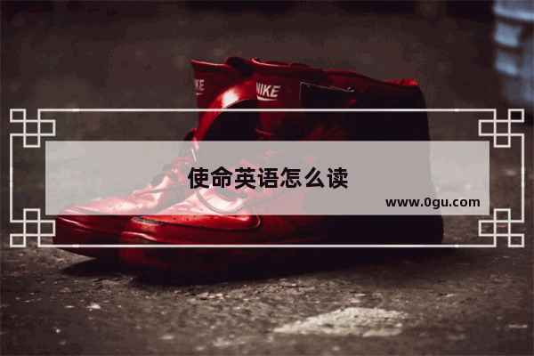 使命英语怎么读