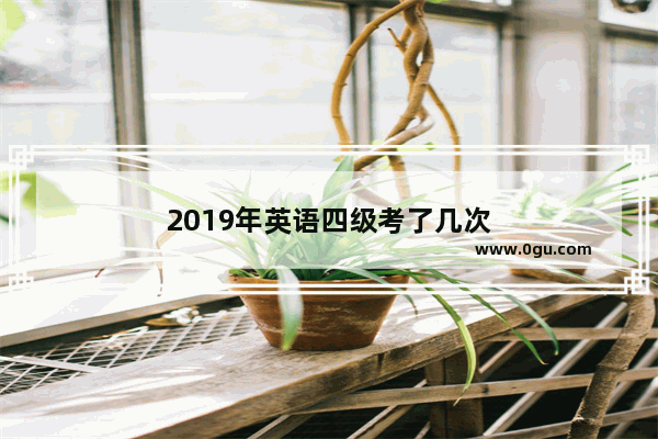 2019年英语四级考了几次