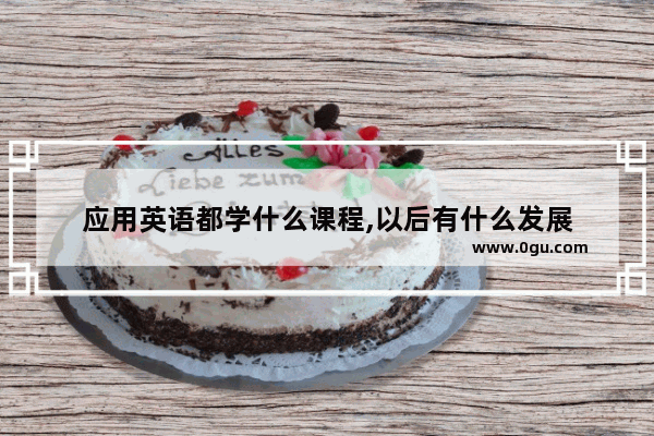 应用英语都学什么课程,以后有什么发展