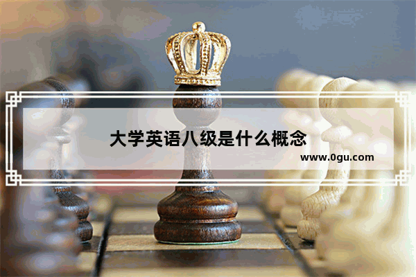 大学英语八级是什么概念