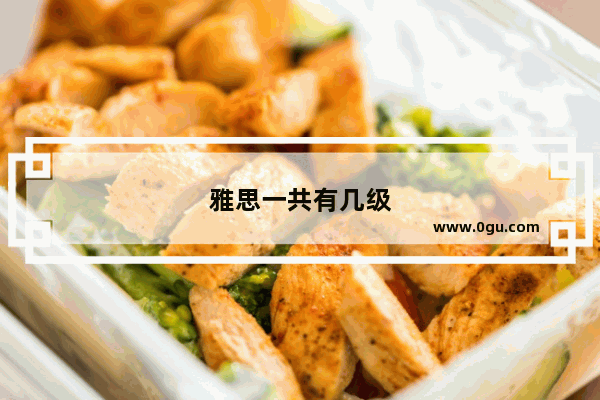 雅思一共有几级