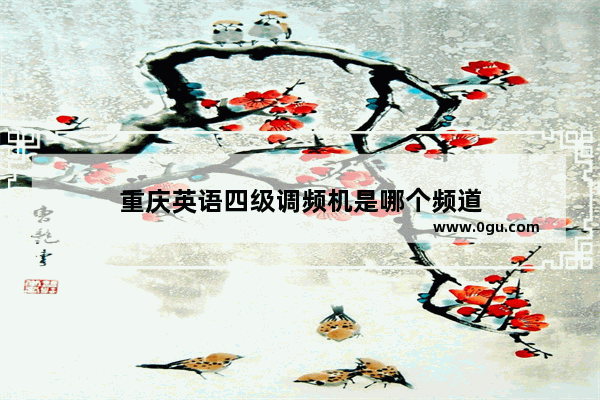 重庆英语四级调频机是哪个频道
