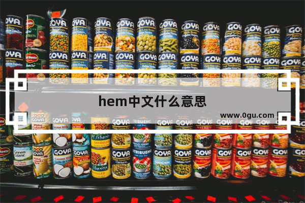 hem中文什么意思