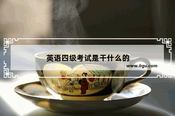 英语四级考试是干什么的