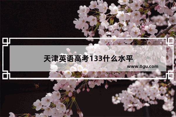 天津英语高考133什么水平
