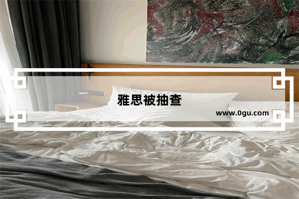 雅思被抽查