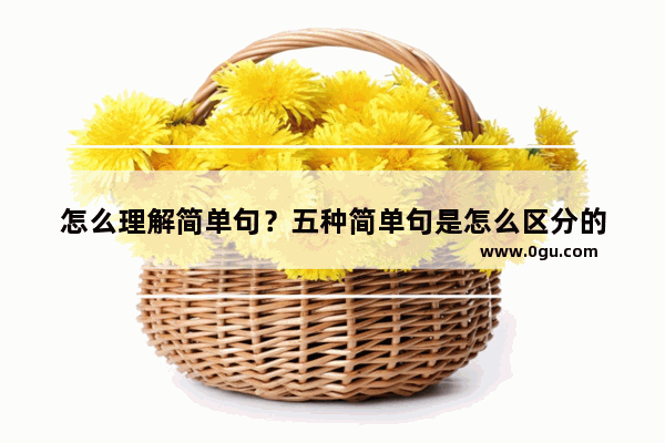 怎么理解简单句？五种简单句是怎么区分的
