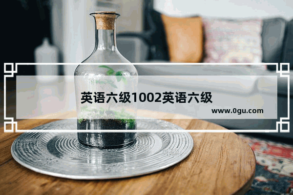 英语六级1002英语六级