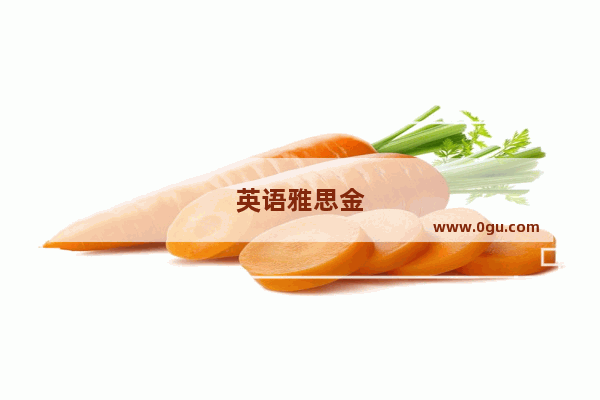 英语雅思金