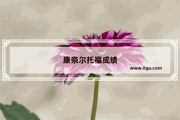 康奈尔托福成绩