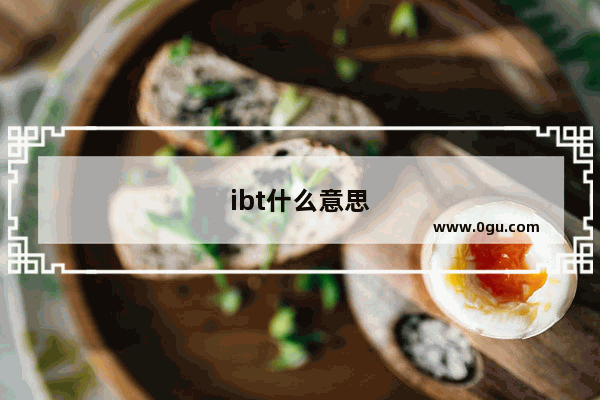 ibt什么意思