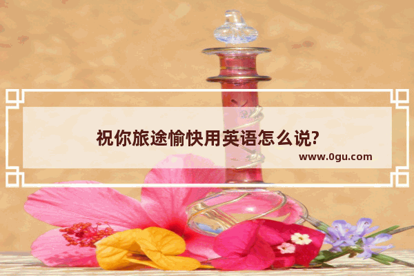 祝你旅途愉快用英语怎么说?