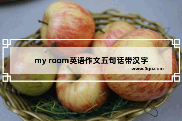 my room英语作文五句话带汉字