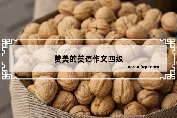 赞美的英语作文四级