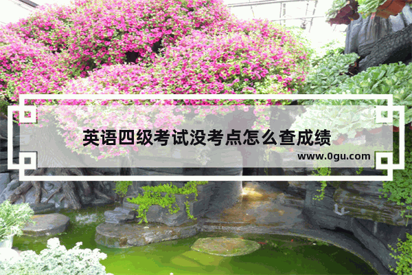 英语四级考试没考点怎么查成绩