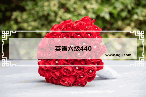 英语六级440
