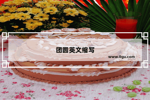 团圆英文缩写