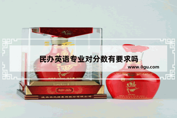 民办英语专业对分数有要求吗