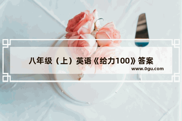 八年级（上）英语《给力100》答案