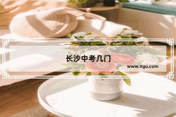 长沙中考几门