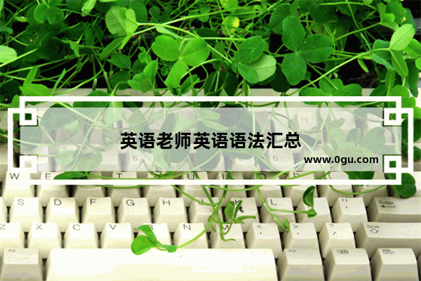 英语老师英语语法汇总