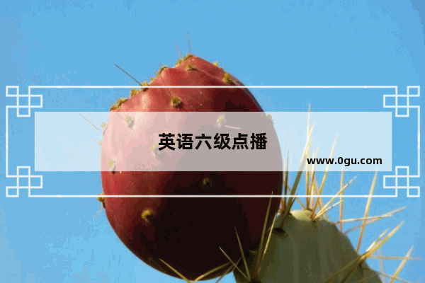 英语六级点播