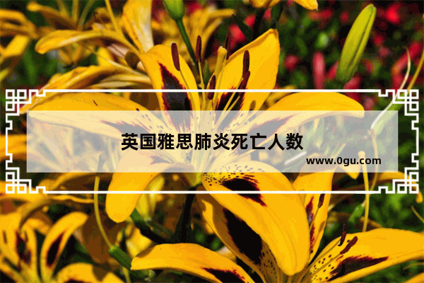 英国雅思肺炎死亡人数
