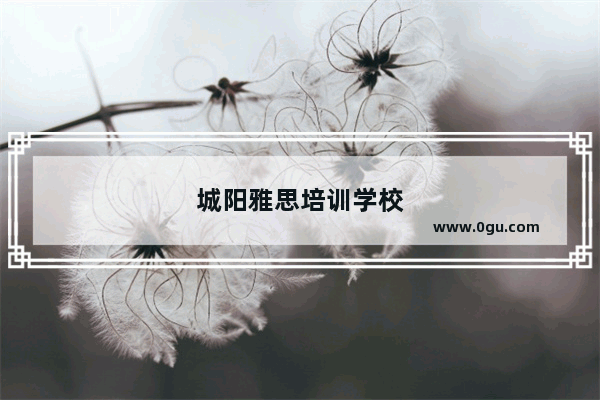 城阳雅思培训学校