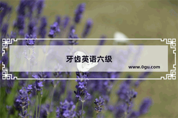 牙齿英语六级