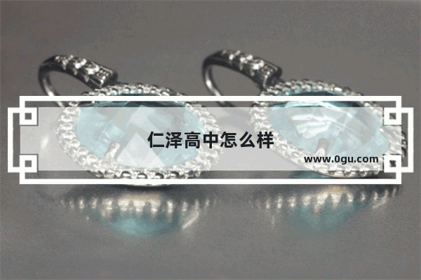 仁泽高中怎么样