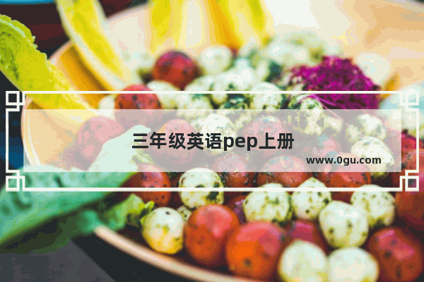 三年级英语pep上册