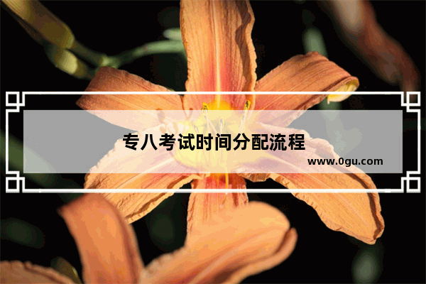 专八考试时间分配流程