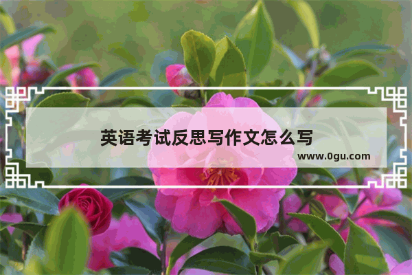 英语考试反思写作文怎么写
