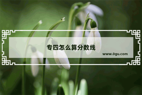 专四怎么算分数线