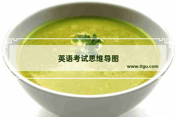 英语考试思维导图