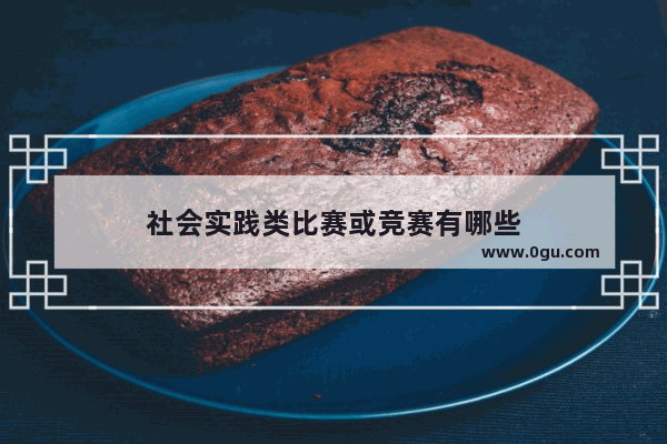 社会实践类比赛或竞赛有哪些