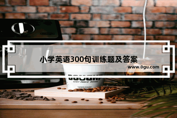 小学英语300句训练题及答案