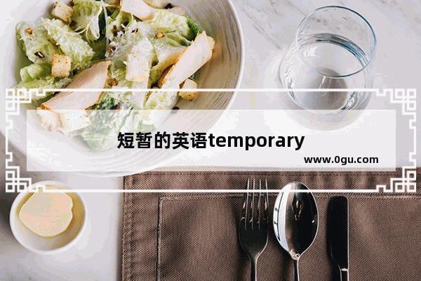 短暂的英语temporary