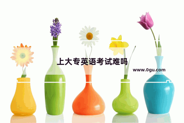 上大专英语考试难吗