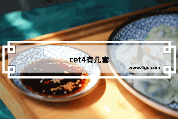 cet4有几套