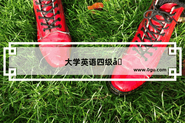 大学英语四级哪些人可以考