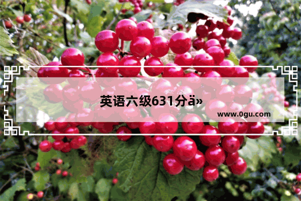 英语六级631分什么水平