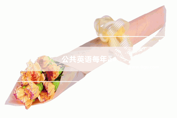 公共英语每年什么时候考
