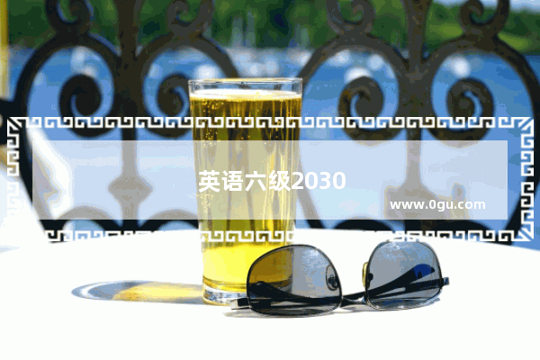 英语六级2030