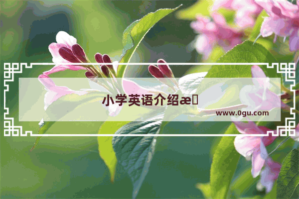 小学英语介绍春节