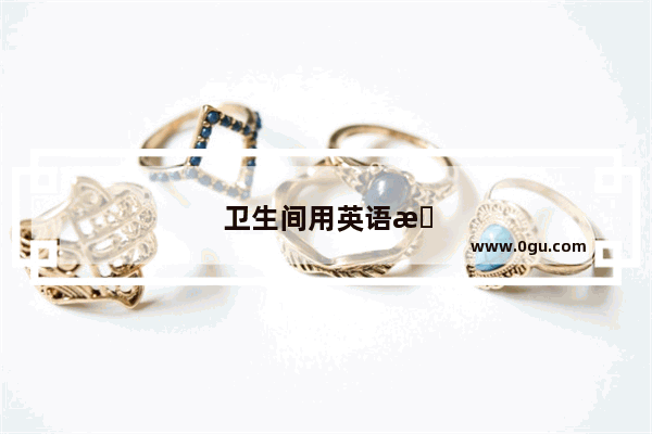 卫生间用英语怎么说呢翻译