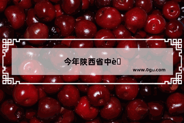 今年陕西省中考卷难吗